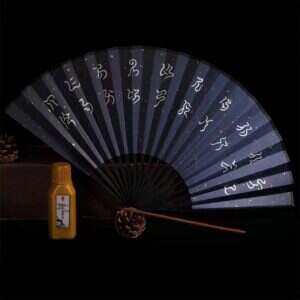 [Taoist] Folding Fan: DIY gold outlining of the 28 Mansions